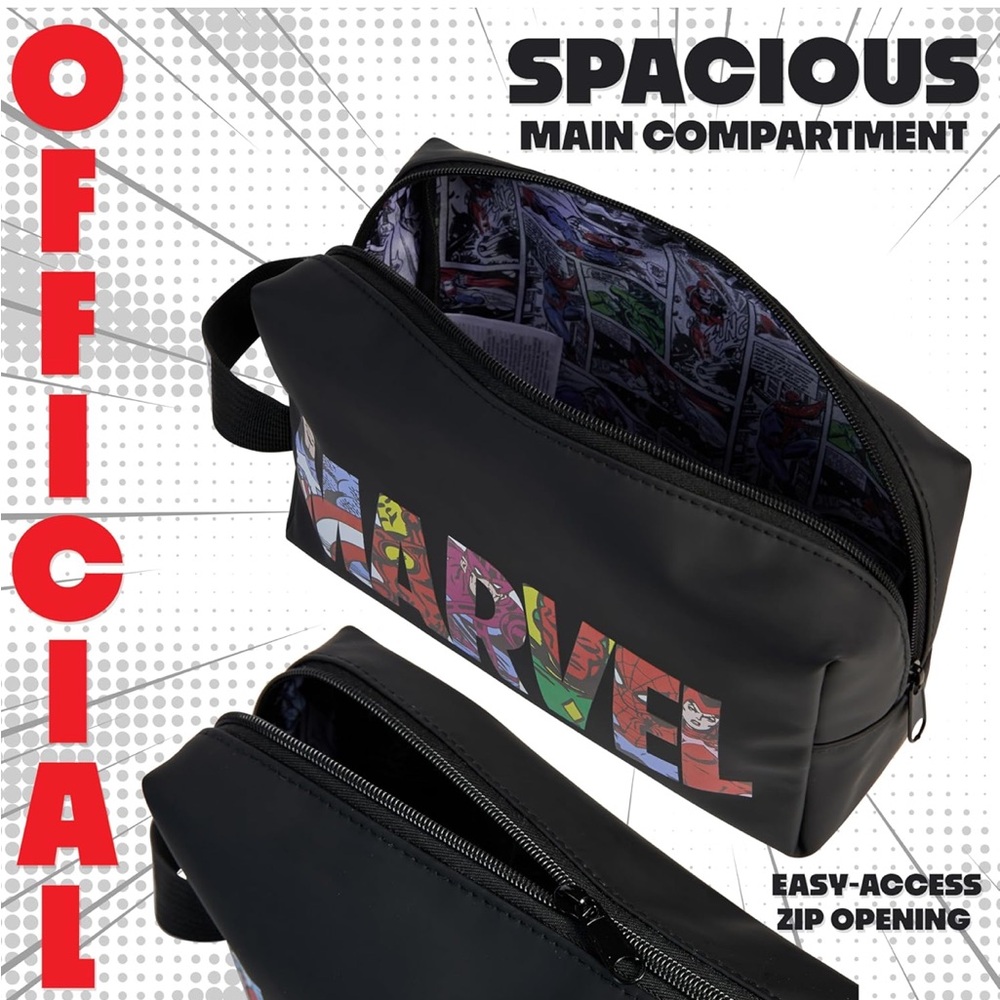 NWT Marvel Toiletry Bag - Picture 3 of 8